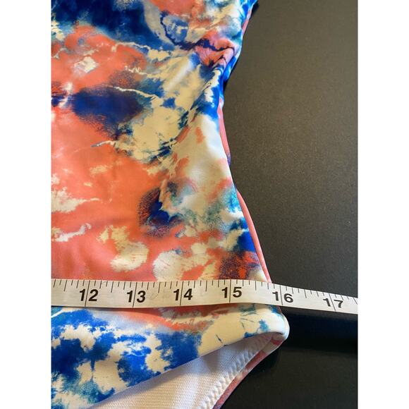 Raisins Fiesta Torquay One Piece Swimsuit Pink Blue White Women's Size Large - Picture 6 of 7